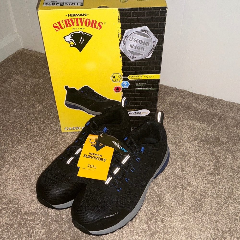 Herman Survivors Cassle Composite Toe NWT Men’s 10.5